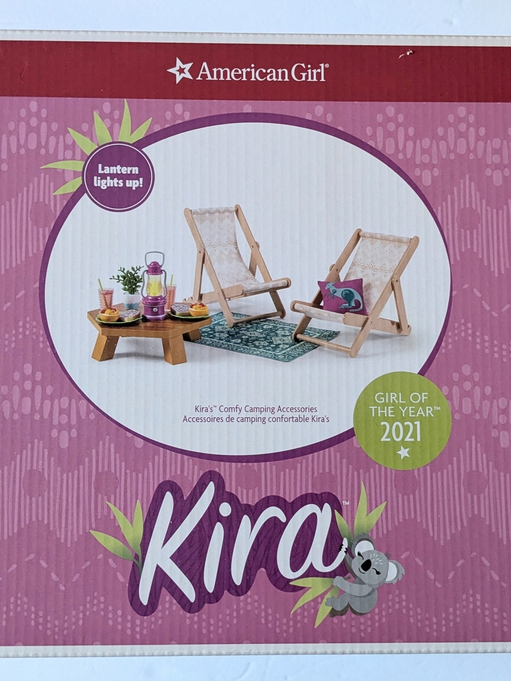 American Girl Kira's Comfy Camping Accessories - New & Sealed